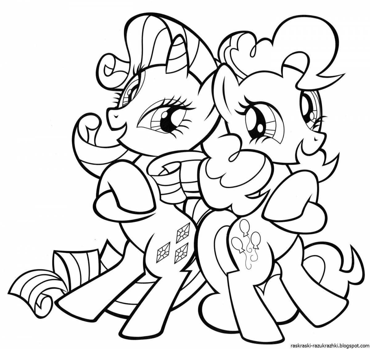 Pinkie Pie coloring book for girls