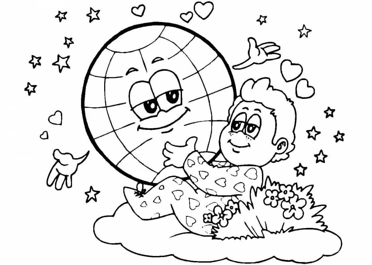 Joyful may there always be peace coloring page