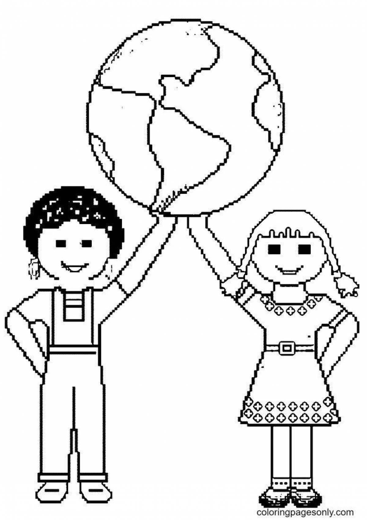 Exquisite may there always be peace coloring page
