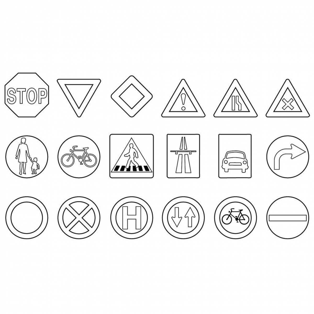 Photo Joyful help signs for preschoolers