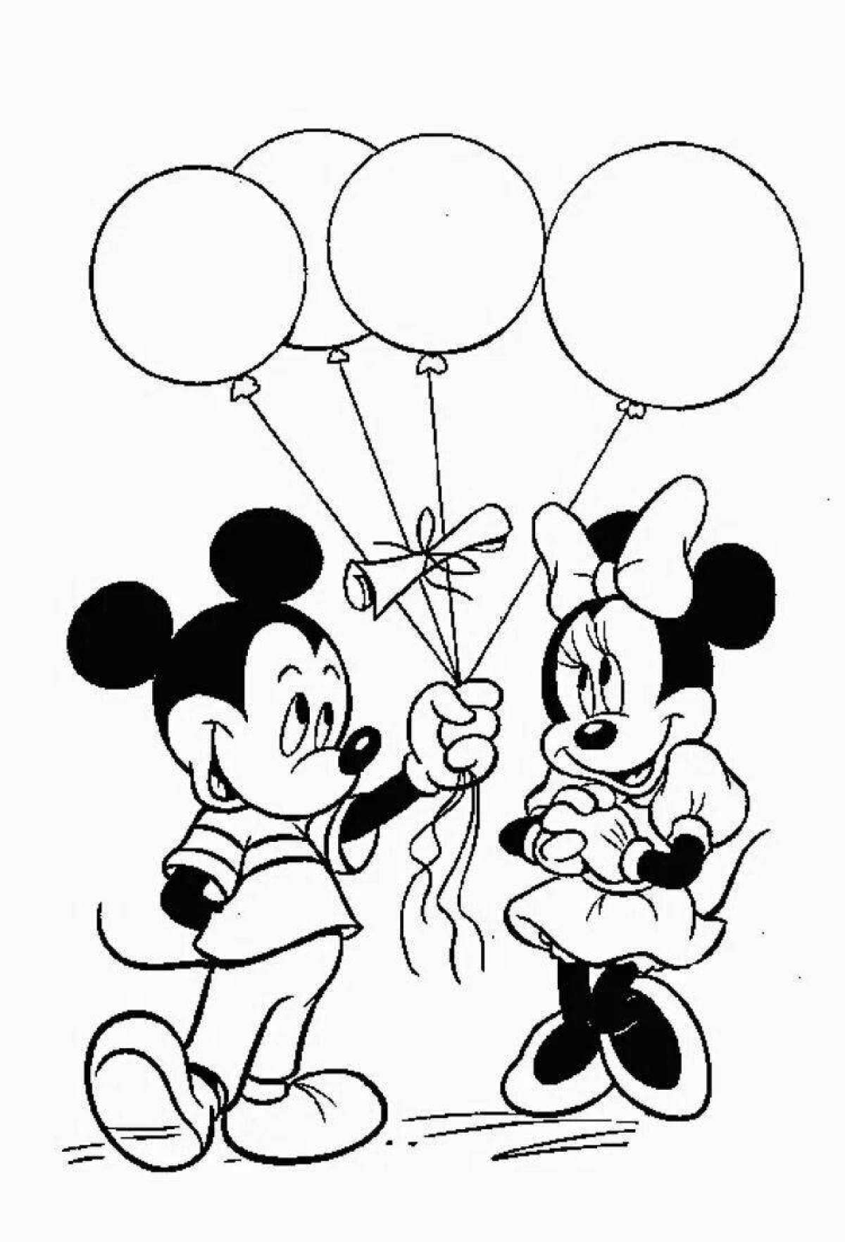 Cute minnie mouse coloring book for kids