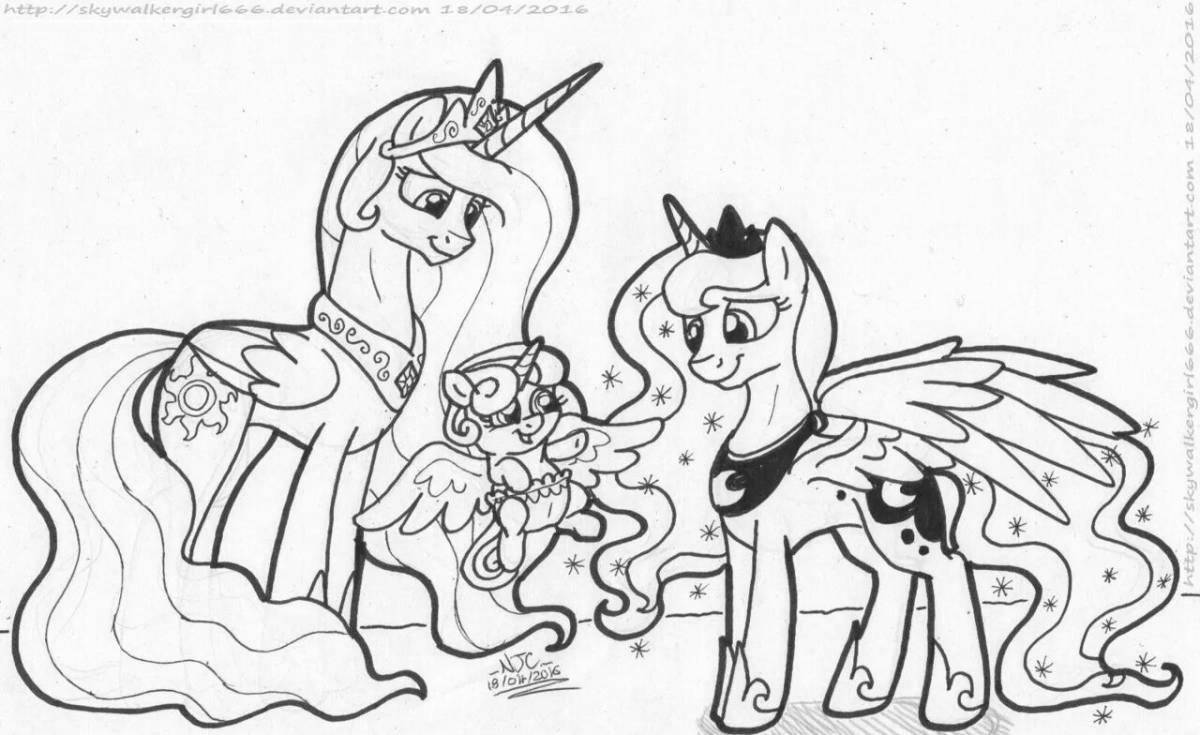 Celestia's wonderful coloring book for kids