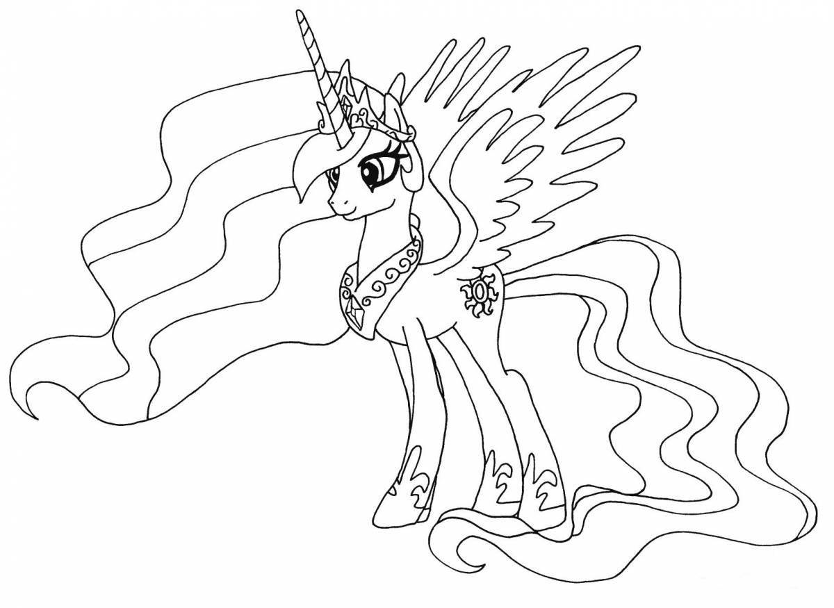 Fantastic celestia coloring book for kids