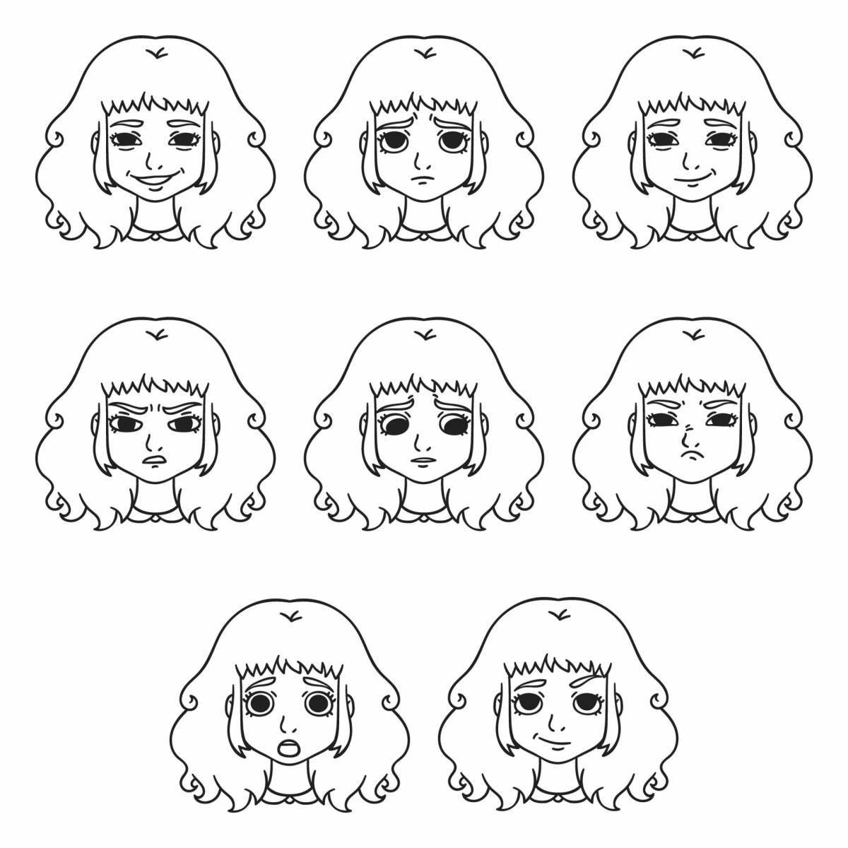 Serene face painting for kids