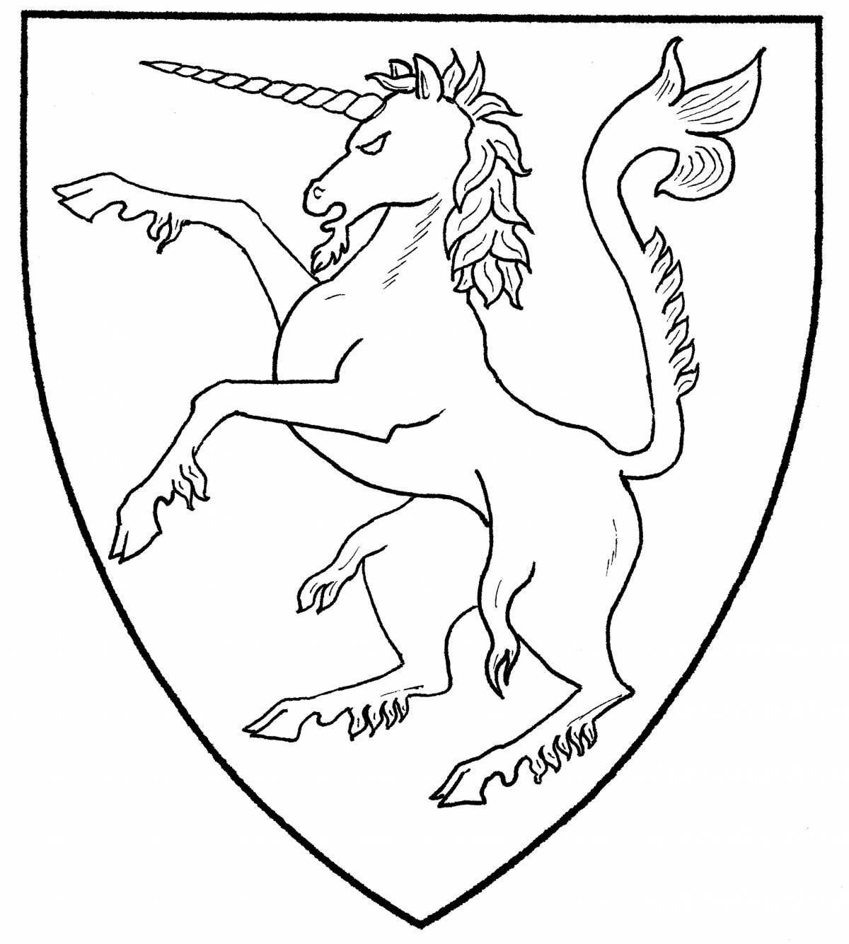 Delightful coat of arms of odintsovo for children