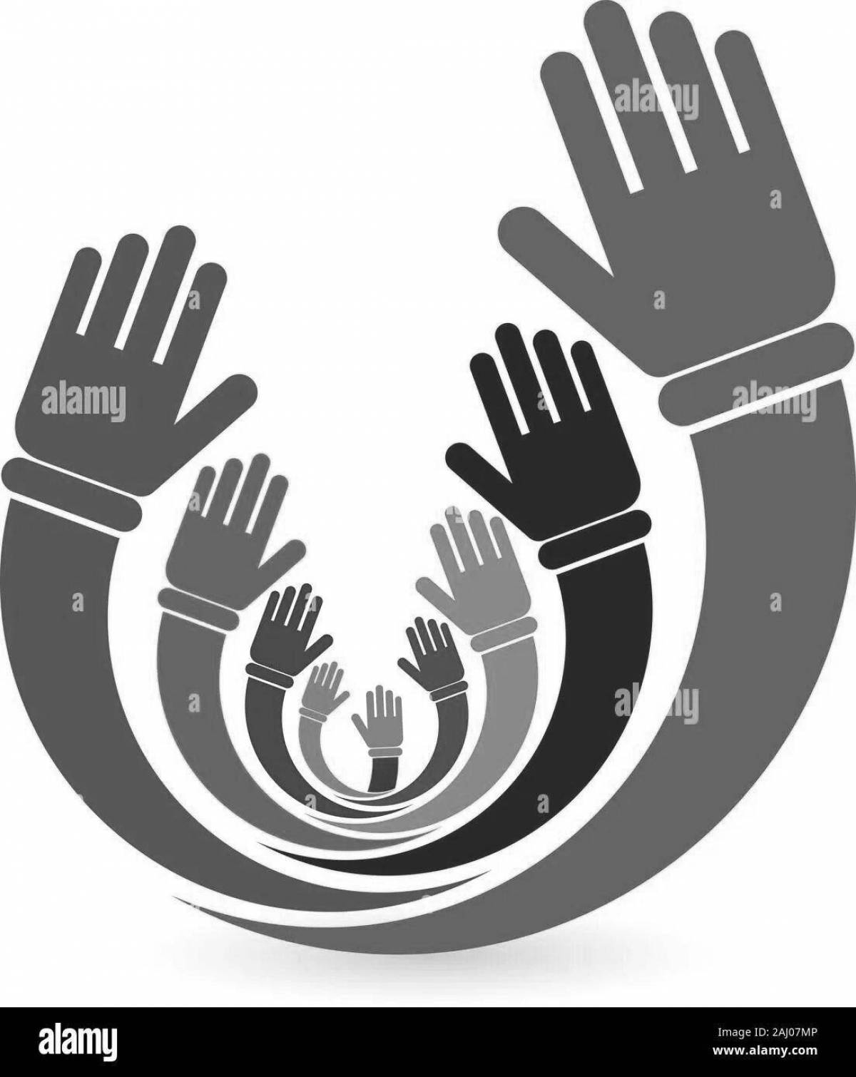 Encouraging symbol of volunteering in Russia