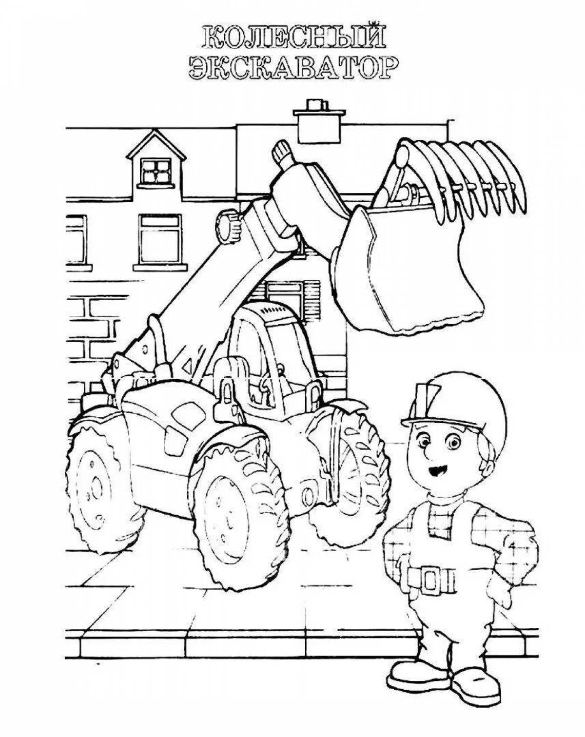 Creative safety coloring book for kids