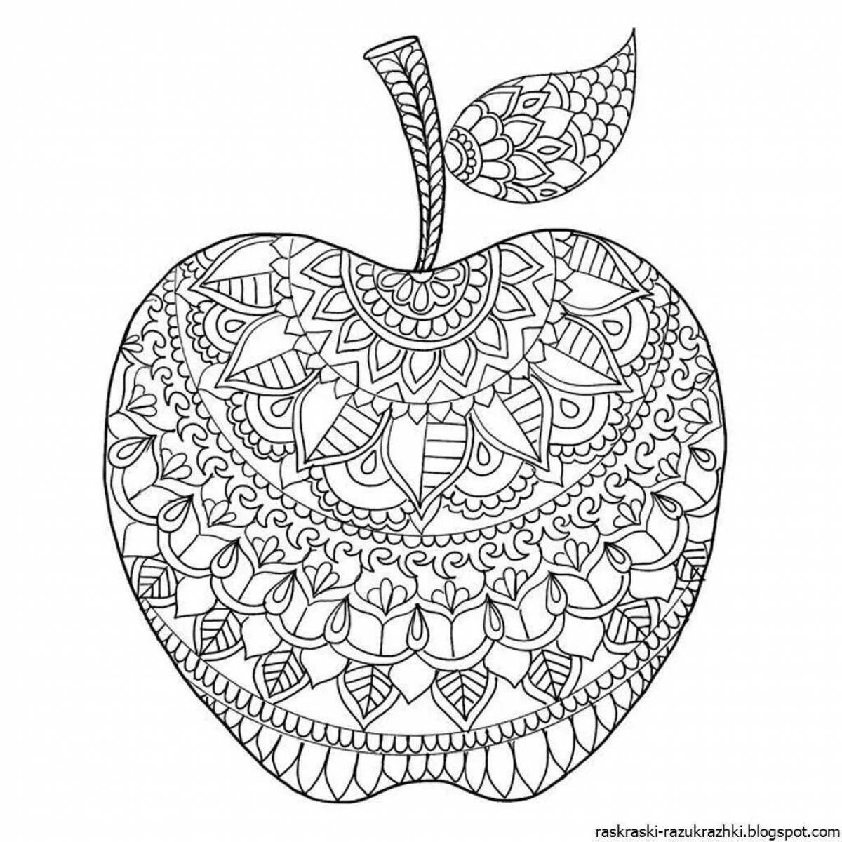 Glorious anti-stress easy coloring pages for girls