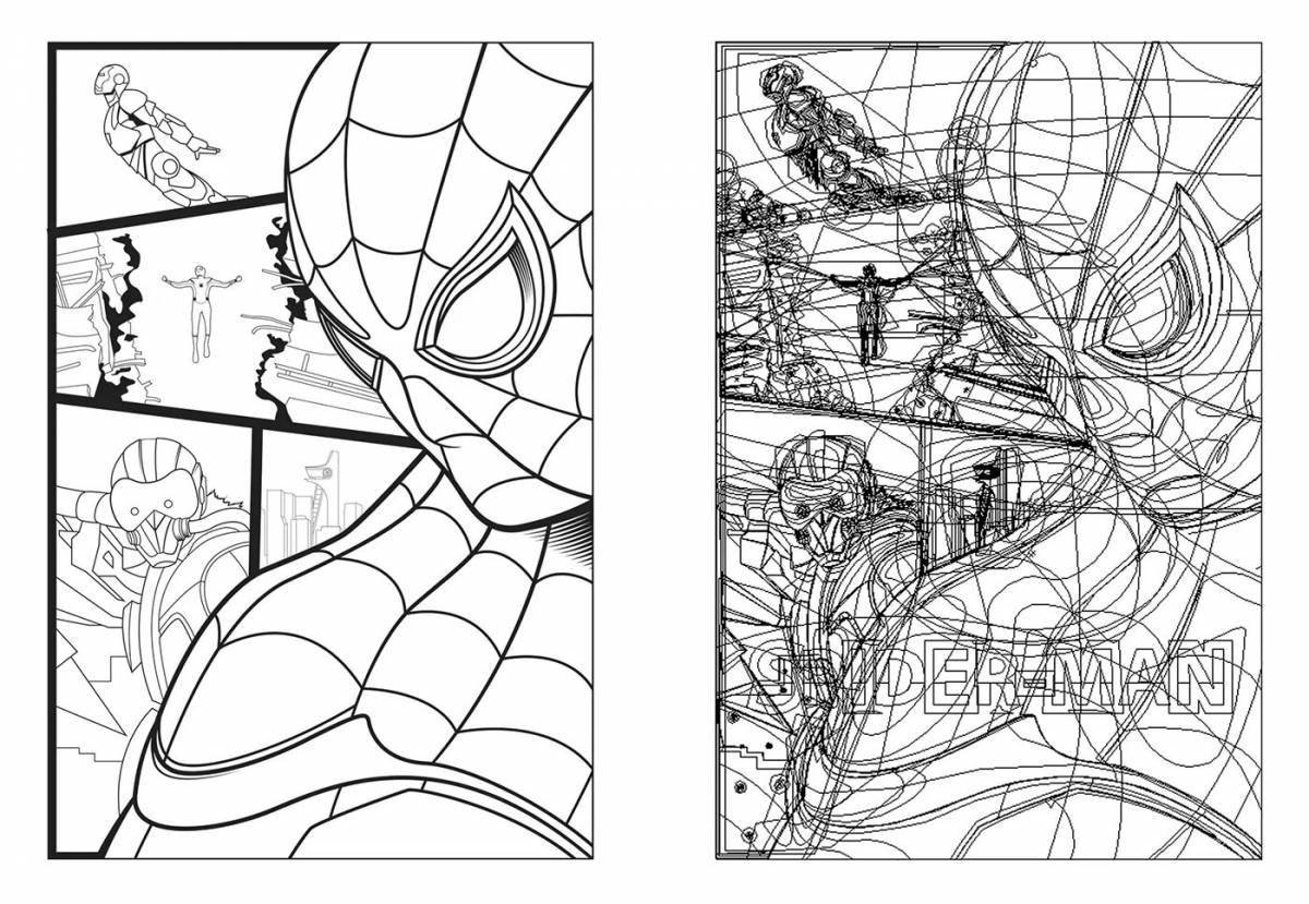 Coloring page marvelous spider-man homecoming