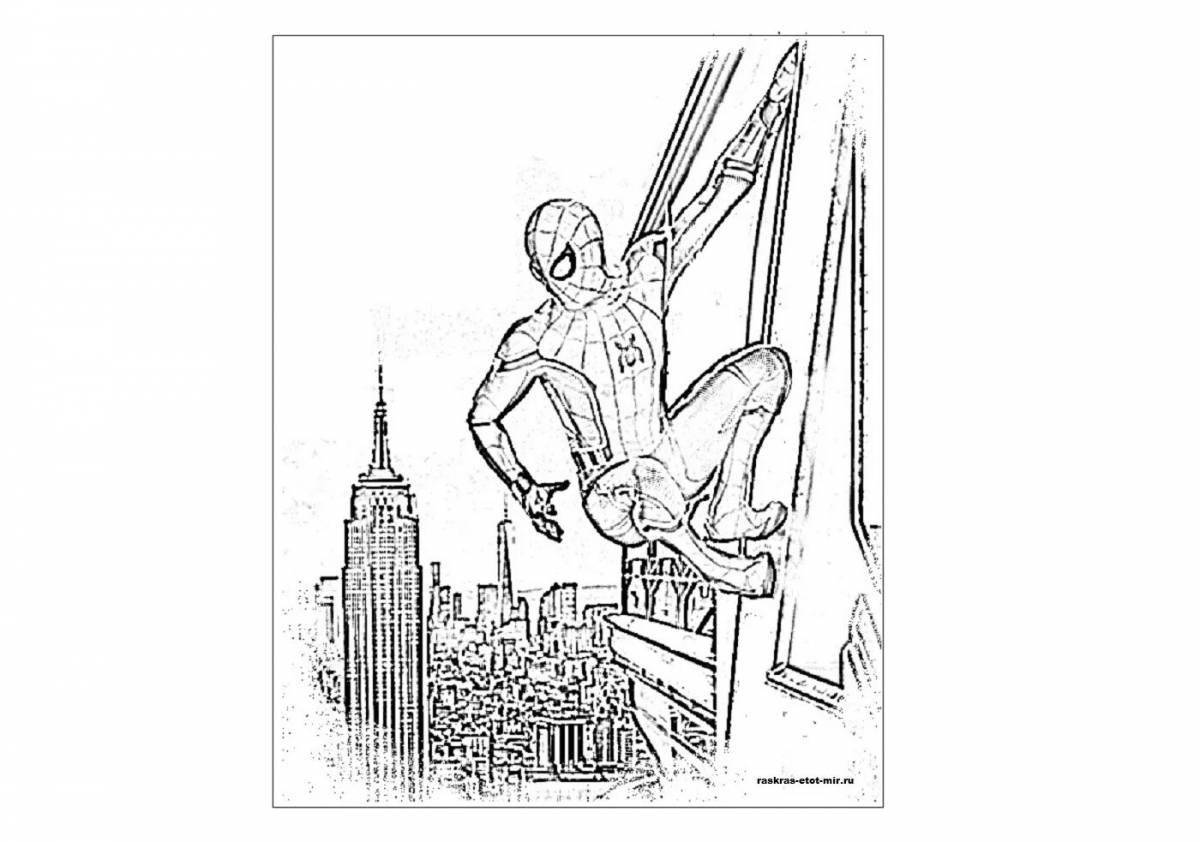 Amazing spiderman homecoming coloring book