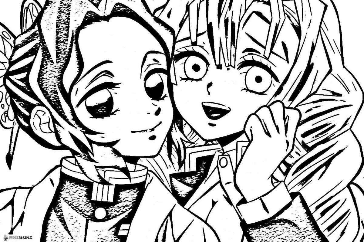 Photo Glorious coloring shinobu demon cleaver