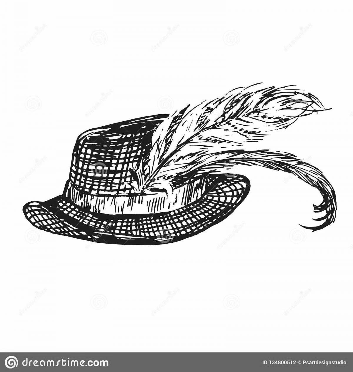 Exquisite cat in the hat with boots