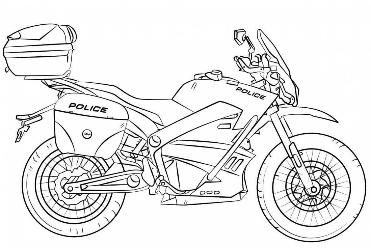 Потрясающие раскраски гоночных мотоциклов для детей