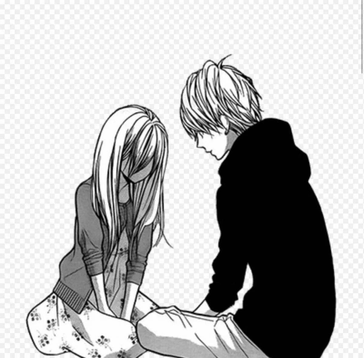 Раскраска Возвышенная раскраска люблю тебя до смерти