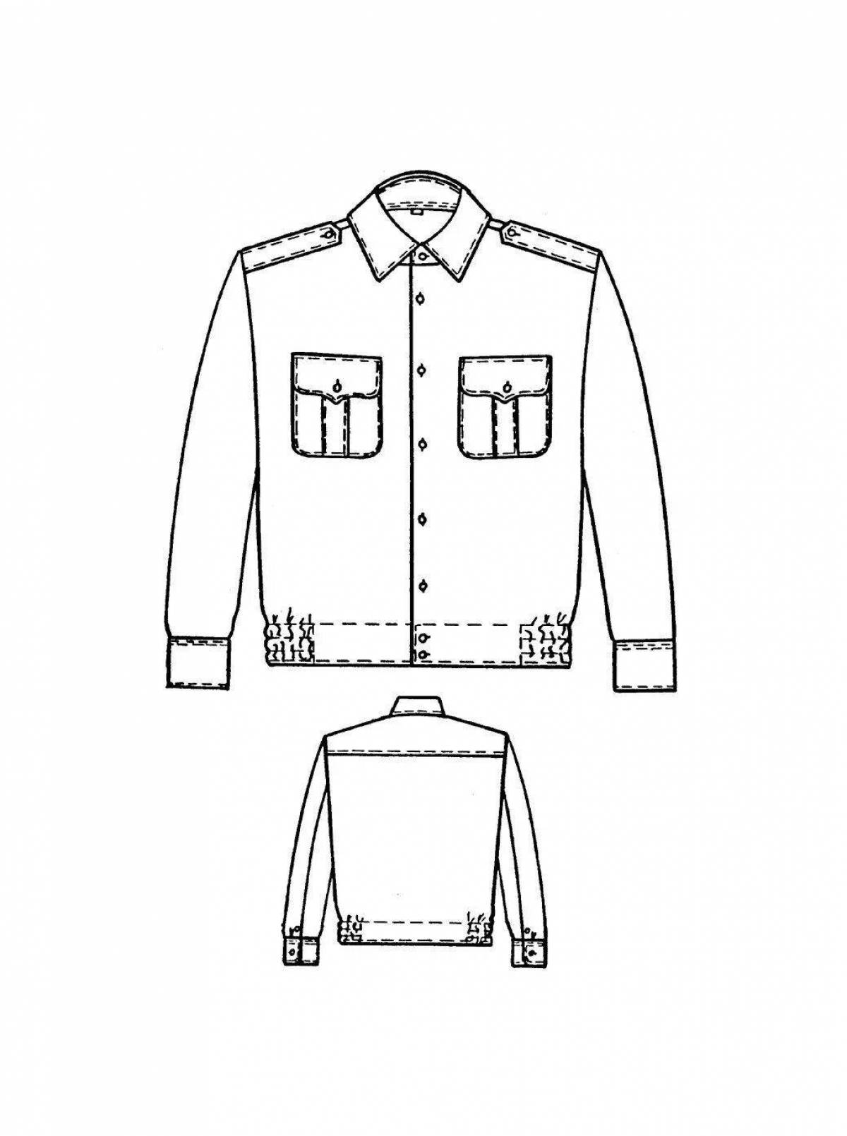 Эскиз форма. Эскиз военной формы. Форменная рубашка лекало. Лекало военной формы. Рубашка для кадета лекало.