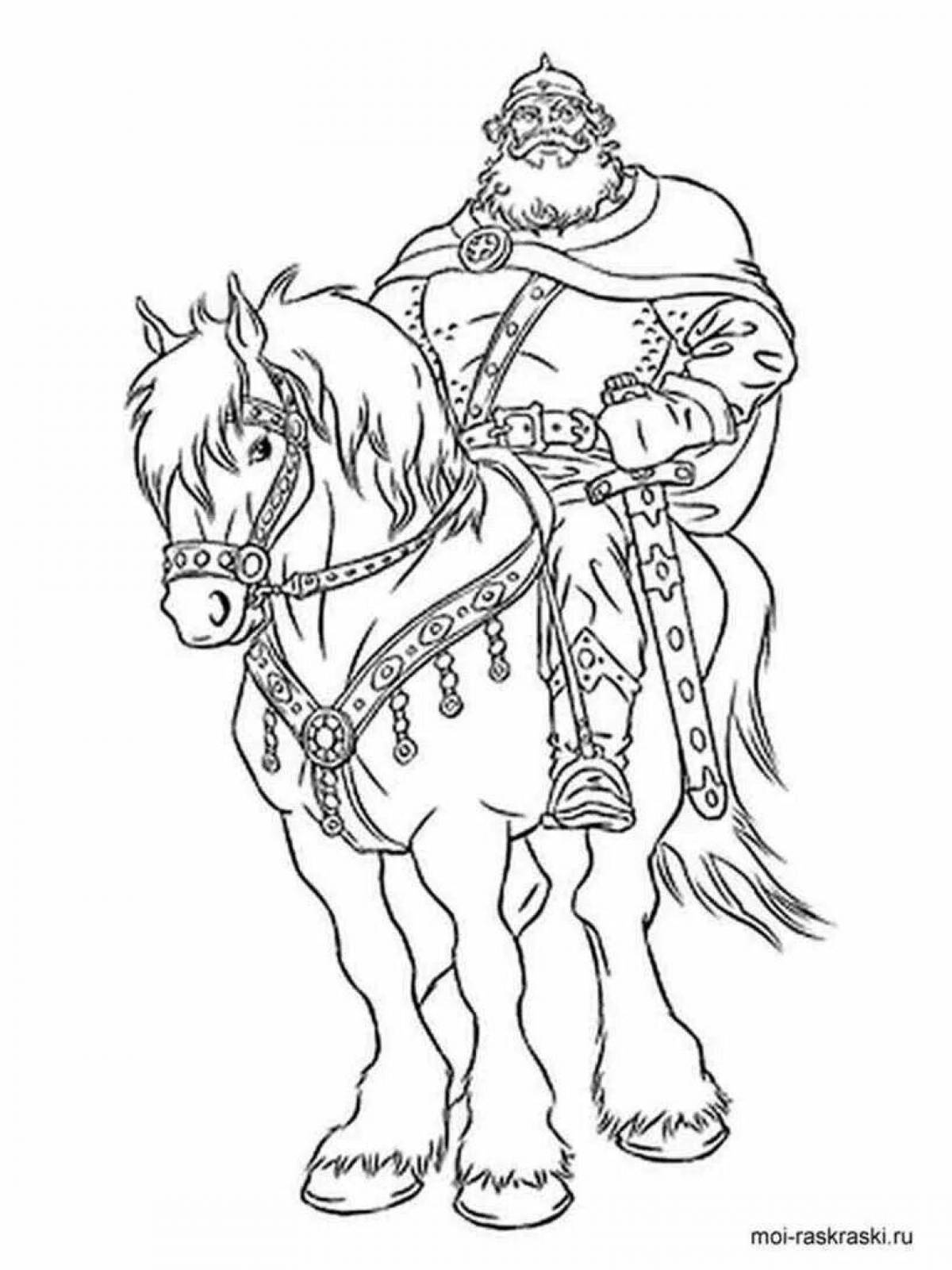 Ilya Muromets on horseback #4