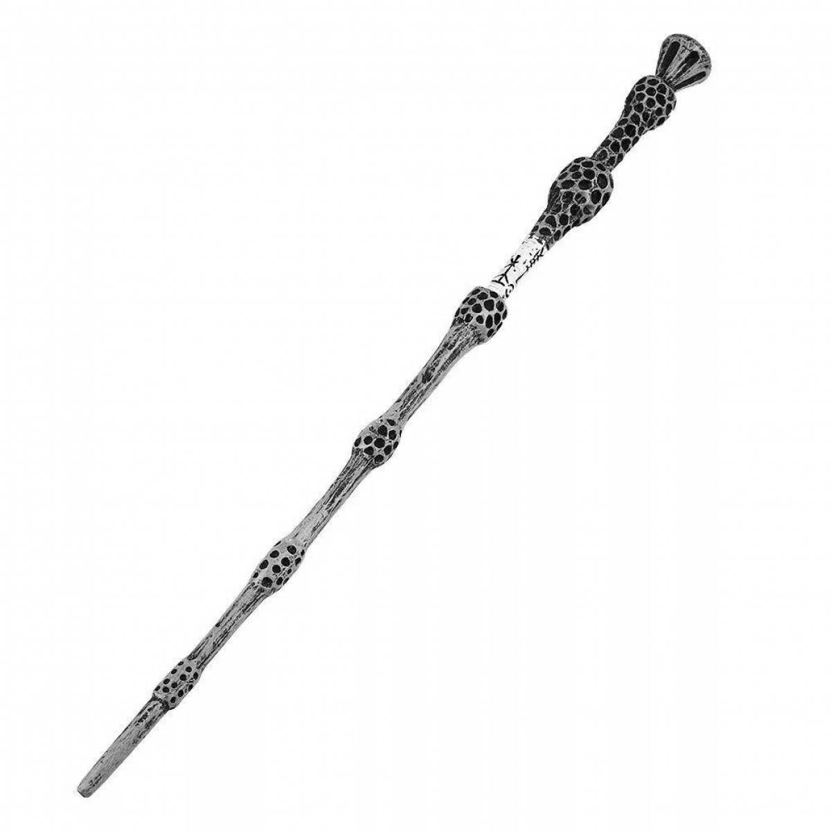 Major coloring harry potter wand