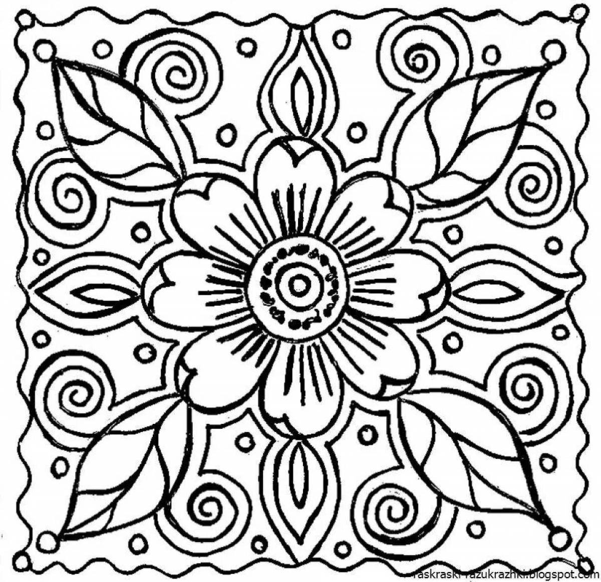 Attractive pavlovian scarf coloring pages for kids