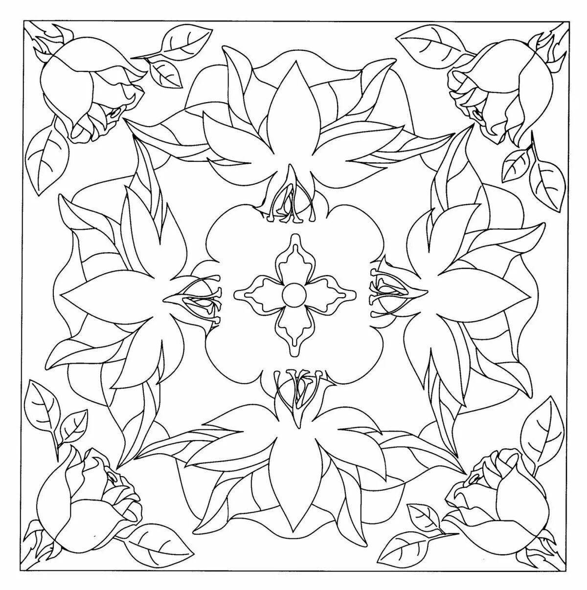 Bold pavlovian scarf coloring book for kids