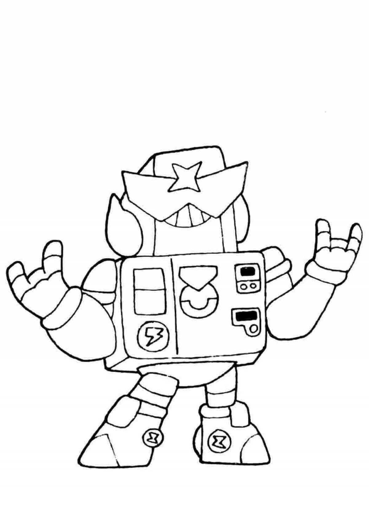 Energetic brock from brawl stars