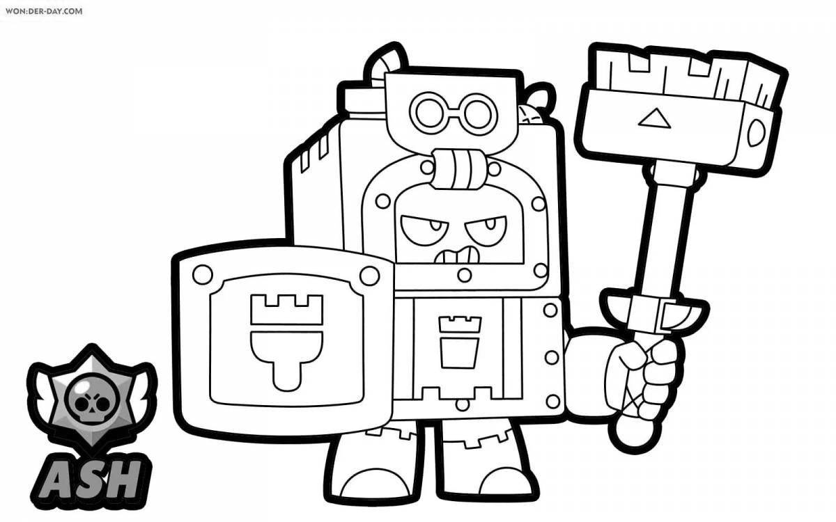 Brave brock from brawl stars