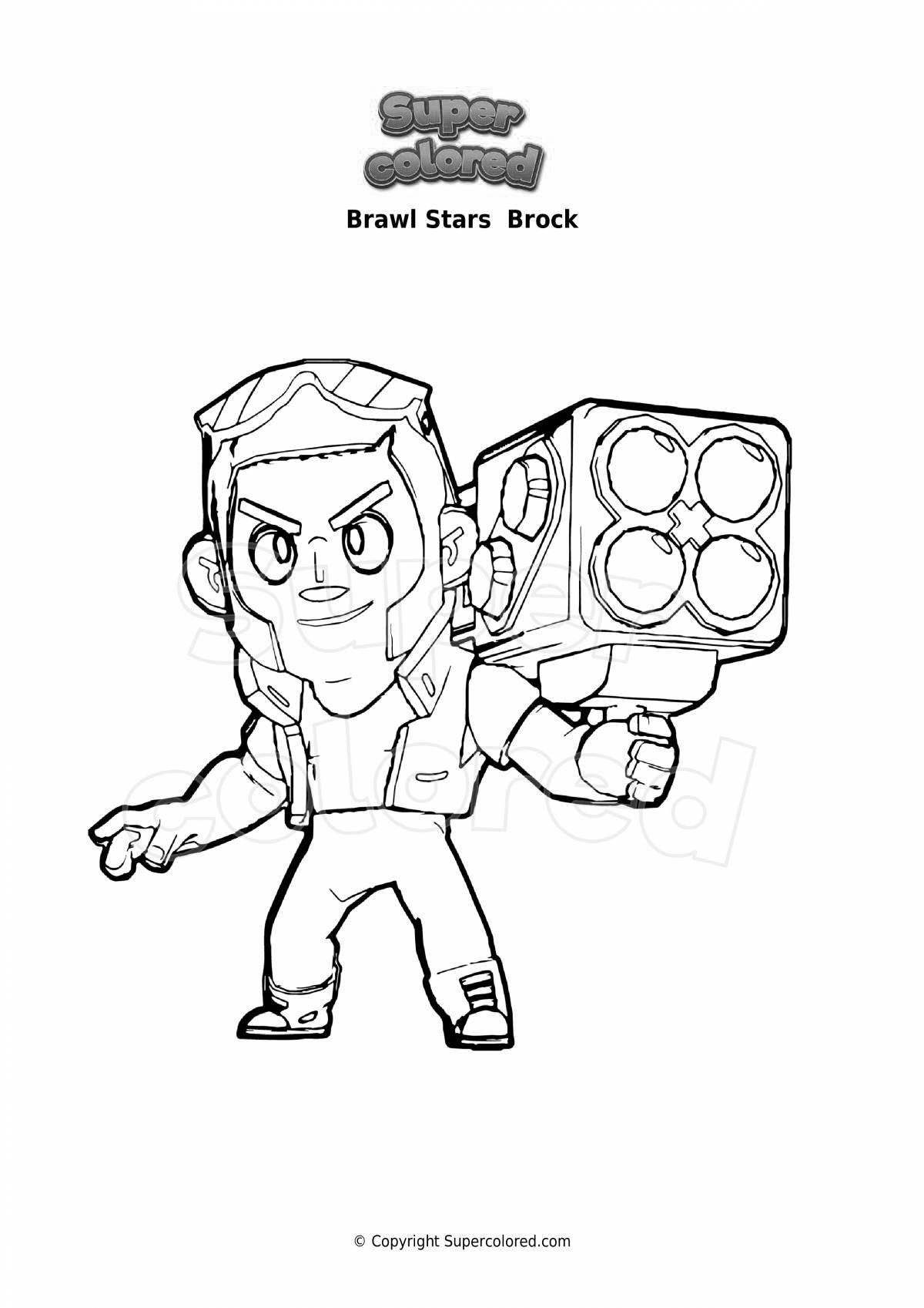Gorgeous Brock from brawl stars