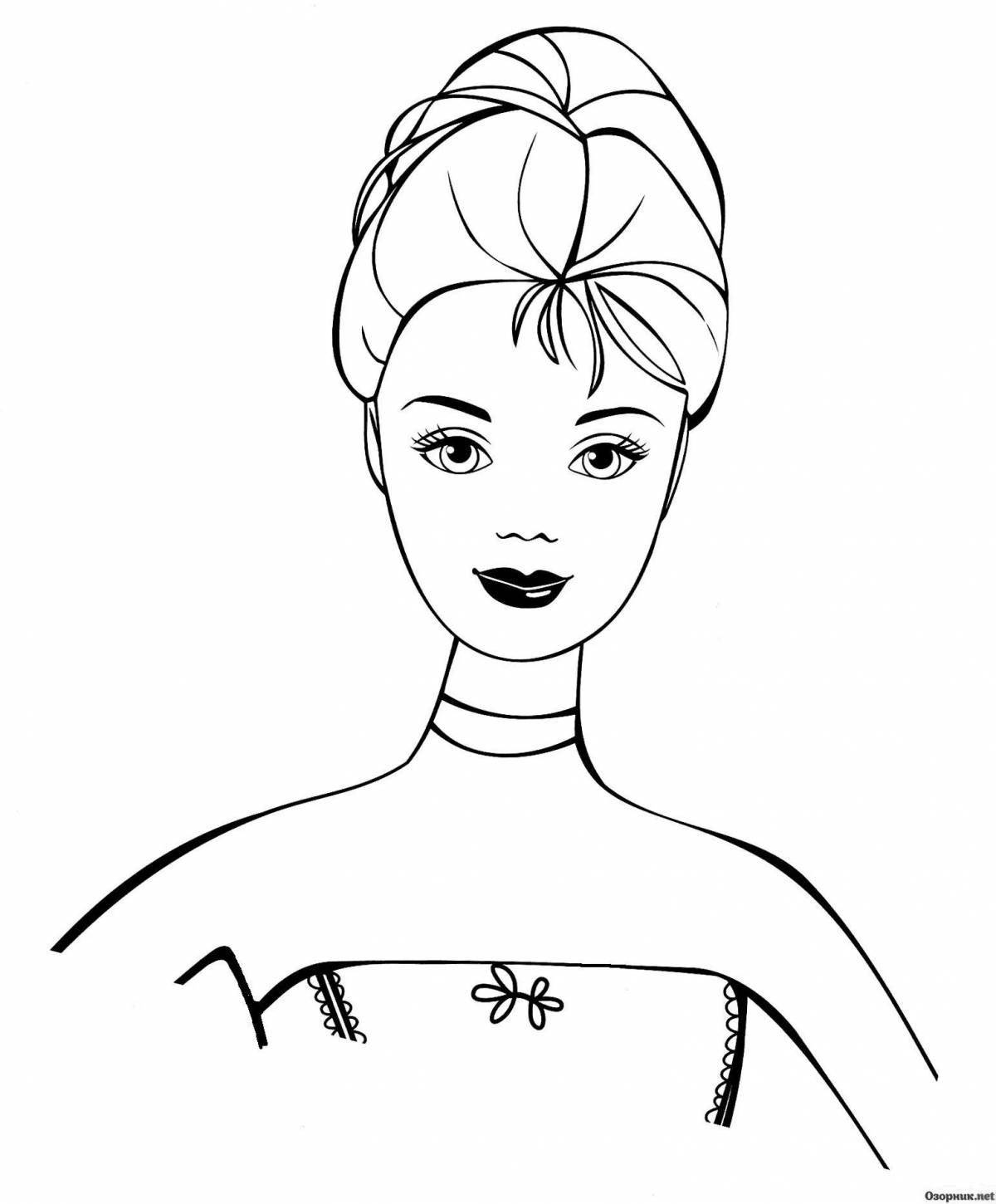 Светящаяся раскраска портрет воспитателя детского сада