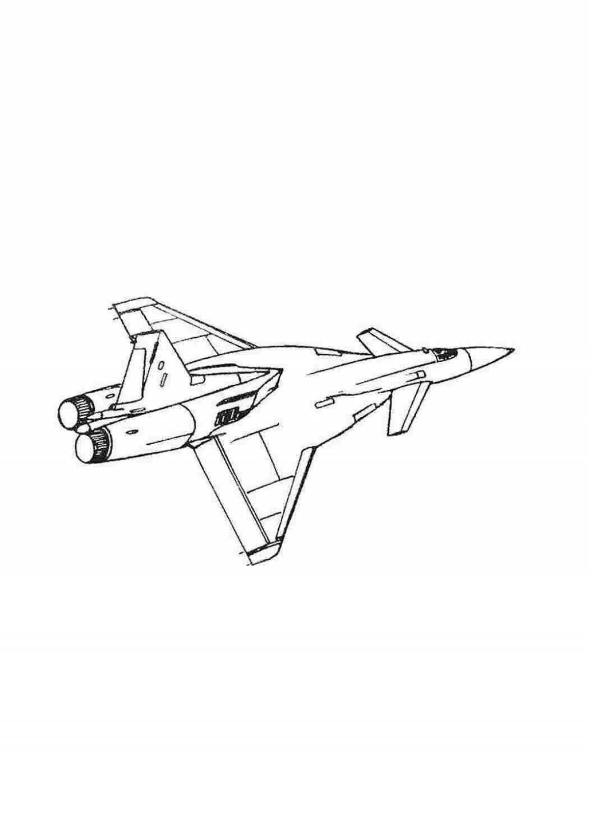 Colourful tanks and planes coloring book for kids