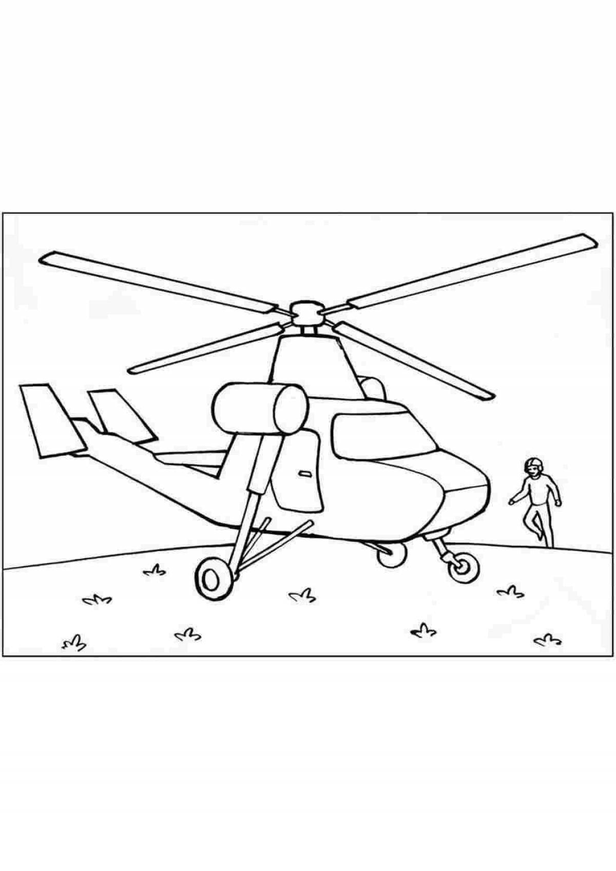 Funny tanks and planes coloring book for kids