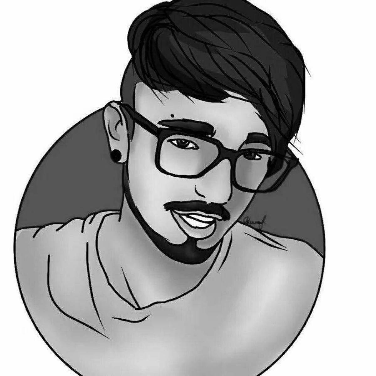 Раскраска Яркие эдисон и катя раскраска