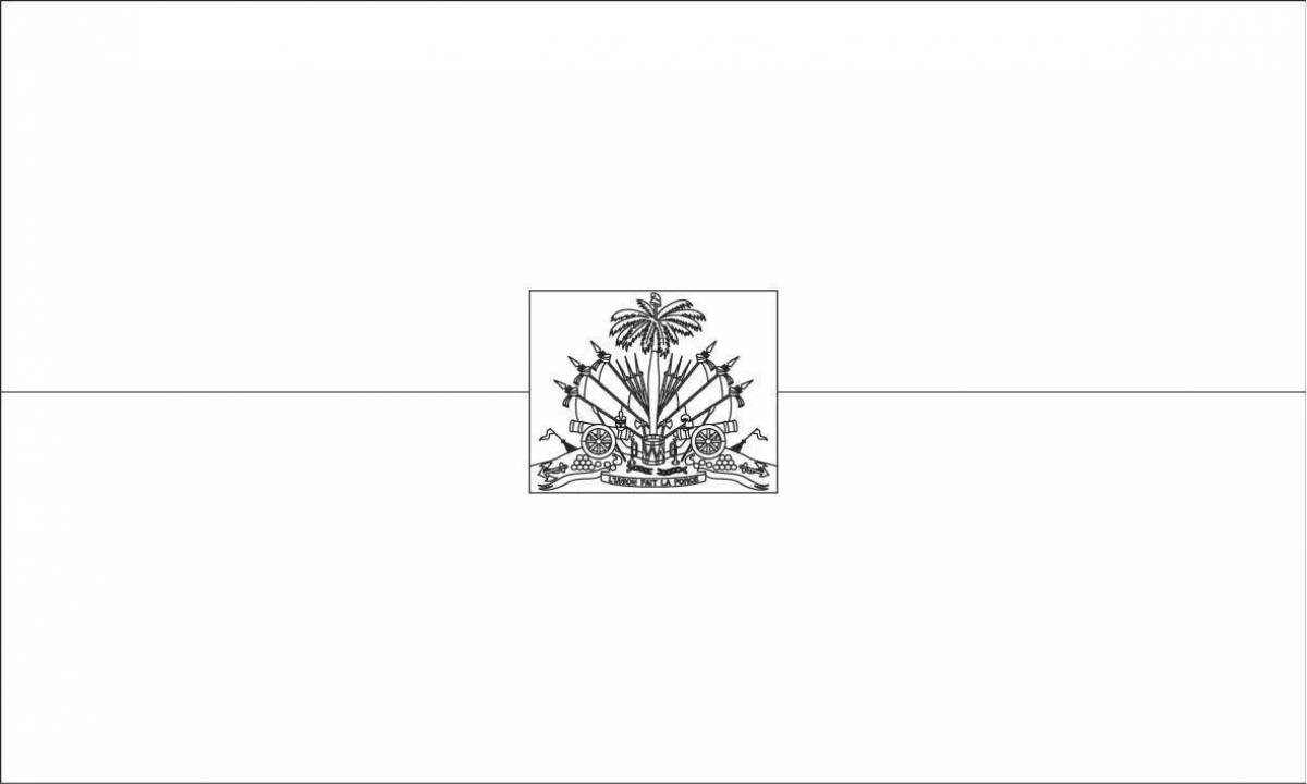 Раскраска Гламурный флаг кубани