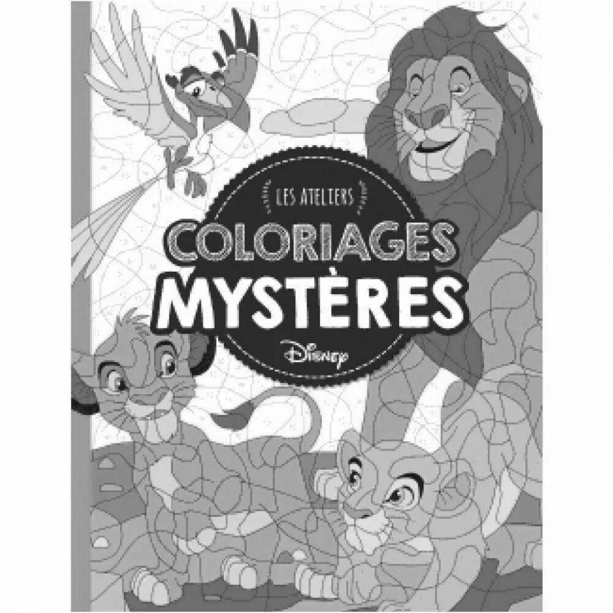 Joyful coloring disney by numbers book