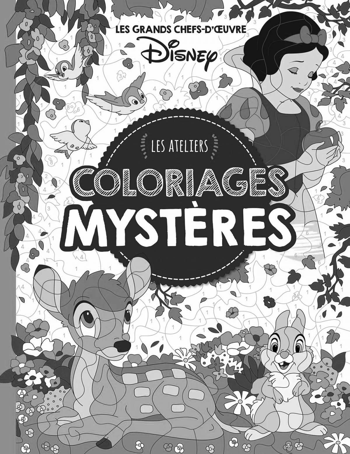 Disney by numbers book spectacular coloring book