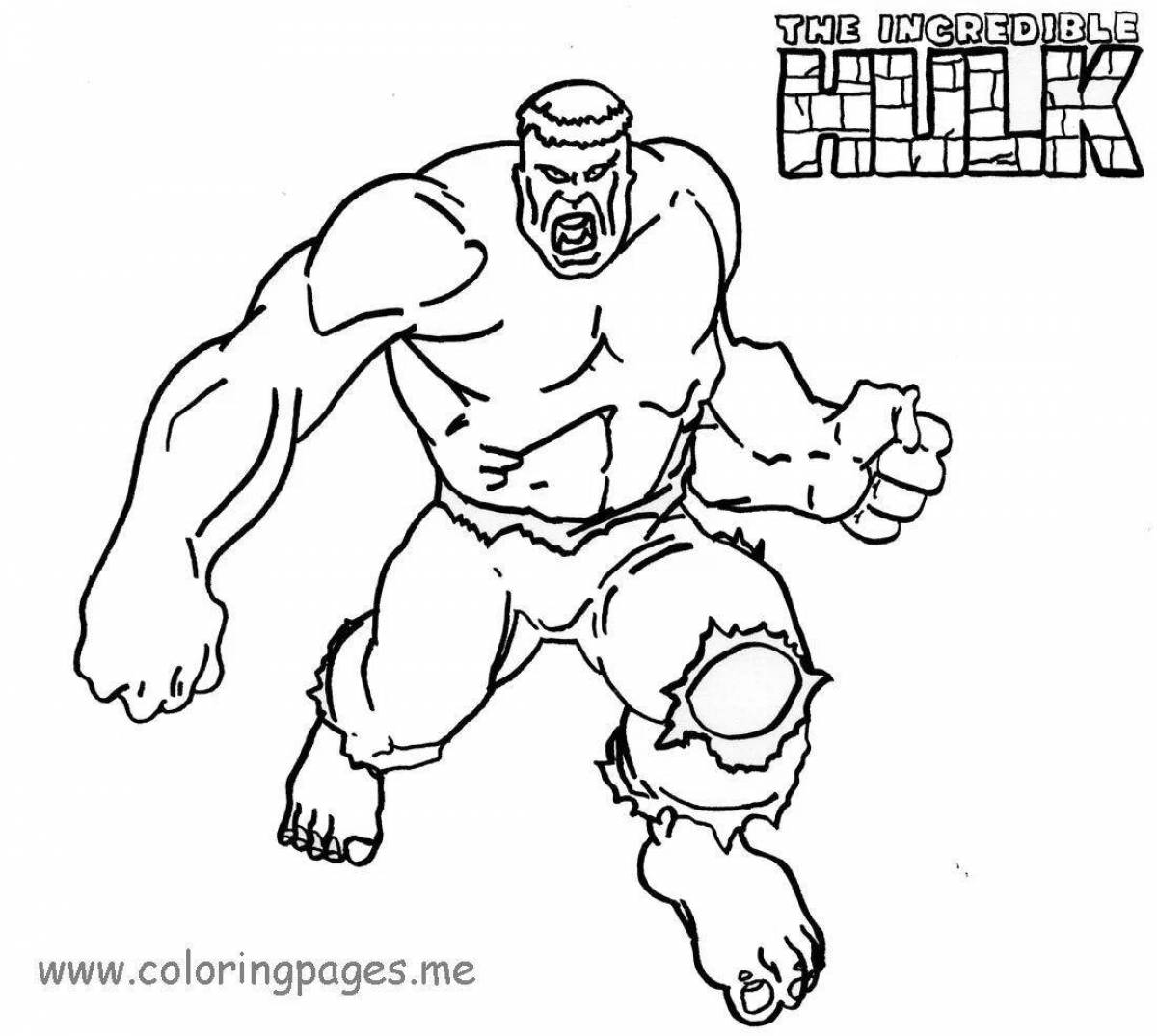 Great iron man and the hulk coloring book