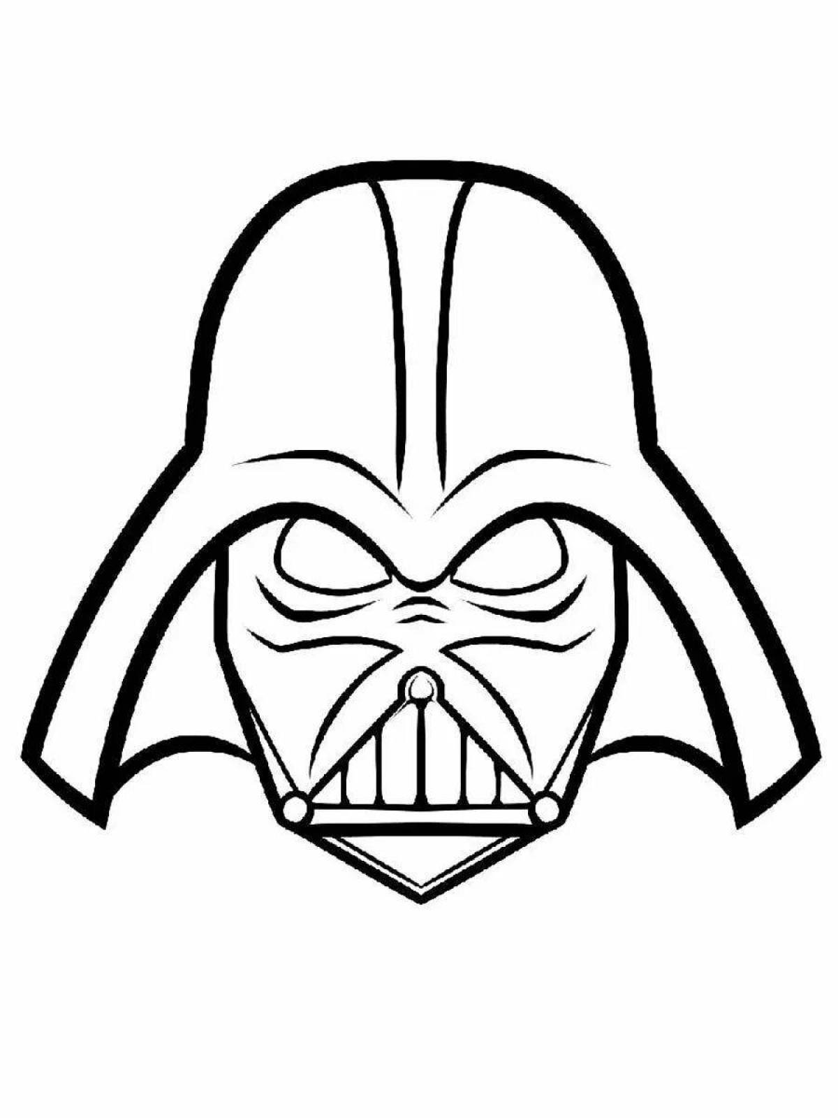 Coloring sinister darth vader