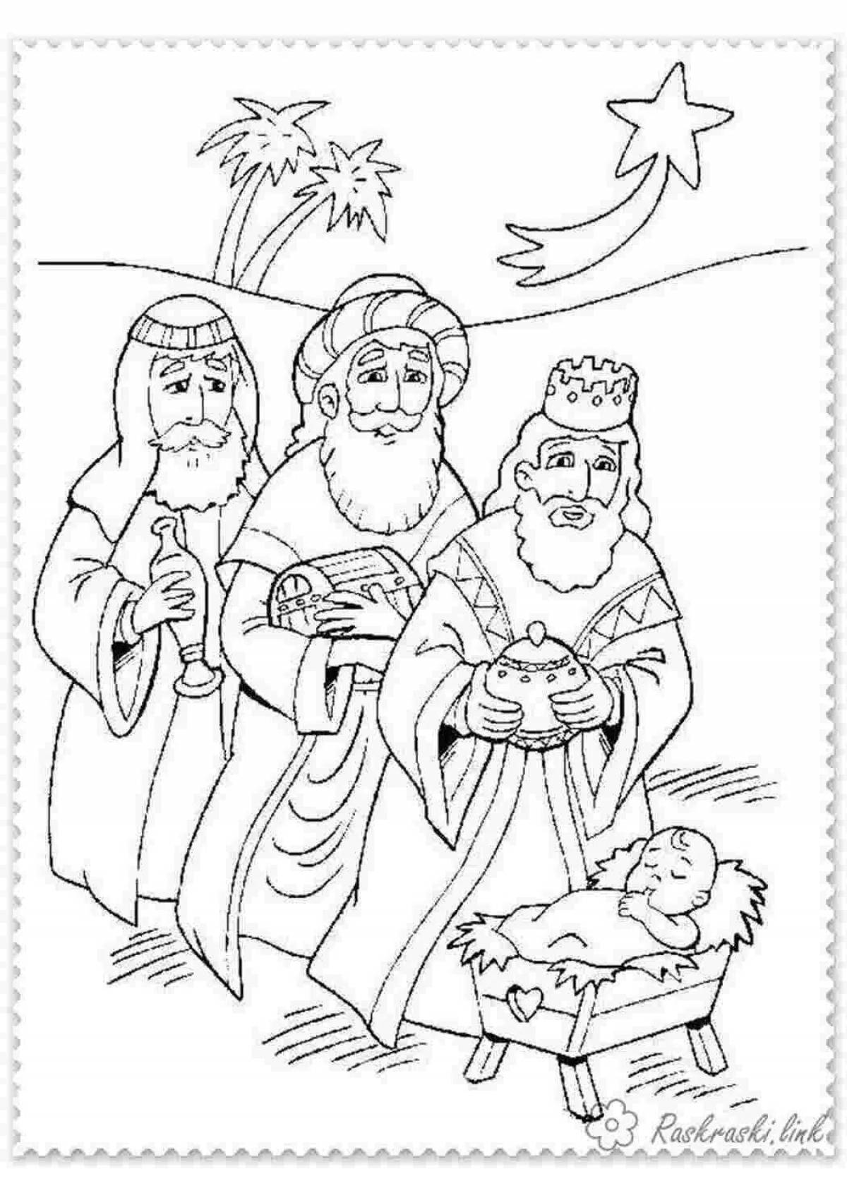 Glorious christmas coloring book