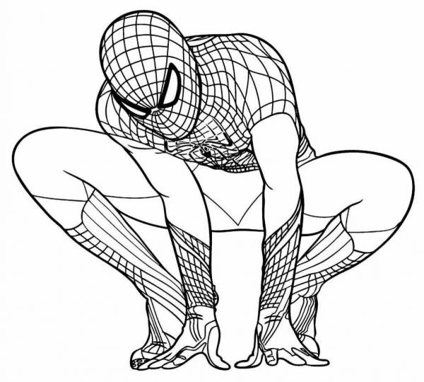 Coloring Pages Spiderman tobey maguire (24 pcs) - download or print for ...