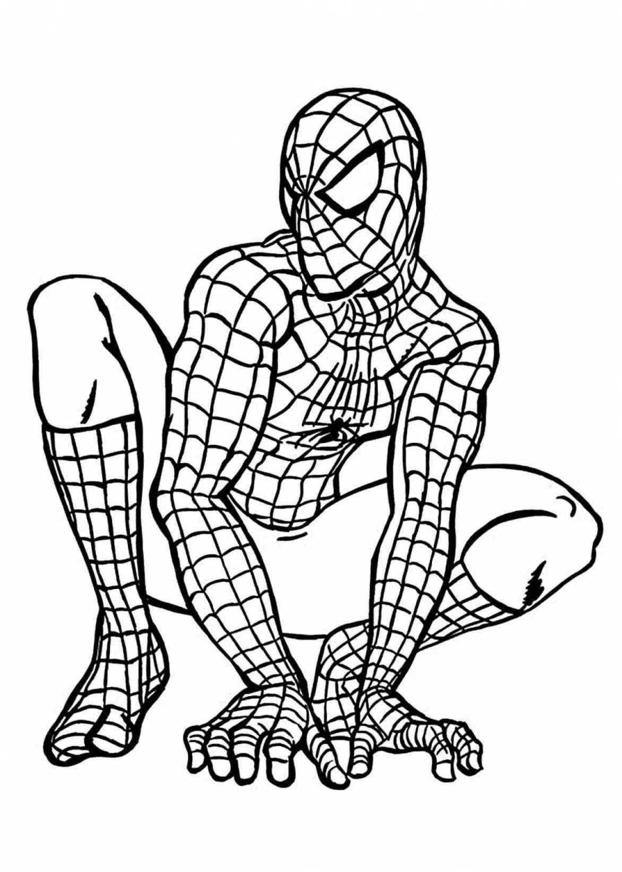 Coloring Pages Spiderman tobey maguire (24 pcs) - download or print for ...