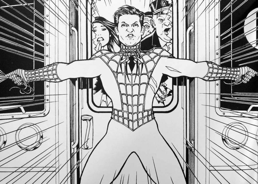 Coloring Pages Spiderman tobey maguire (24 pcs) - download or print for ...