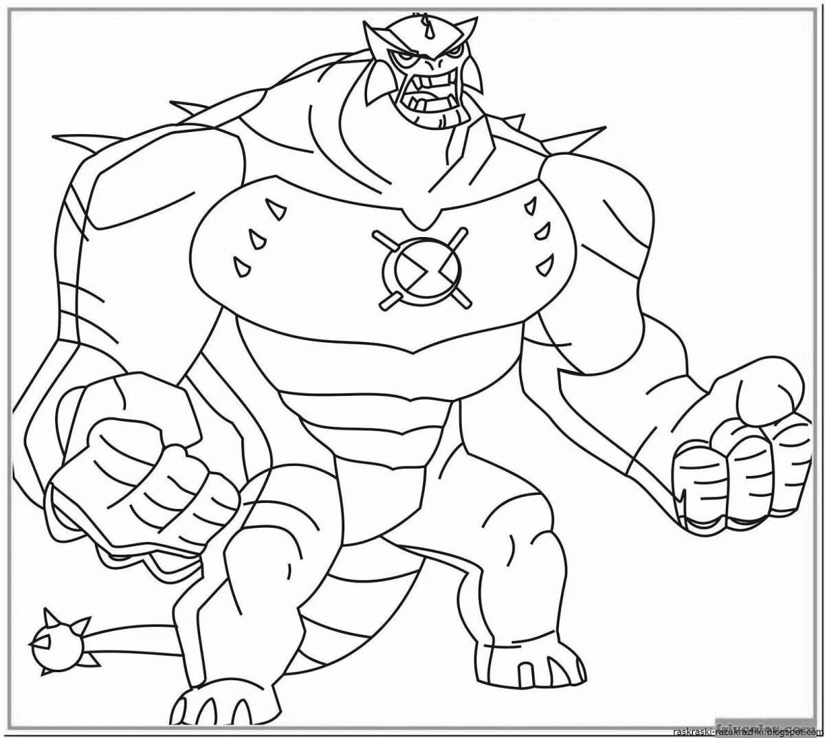 Bright coloring for boys 6 years old