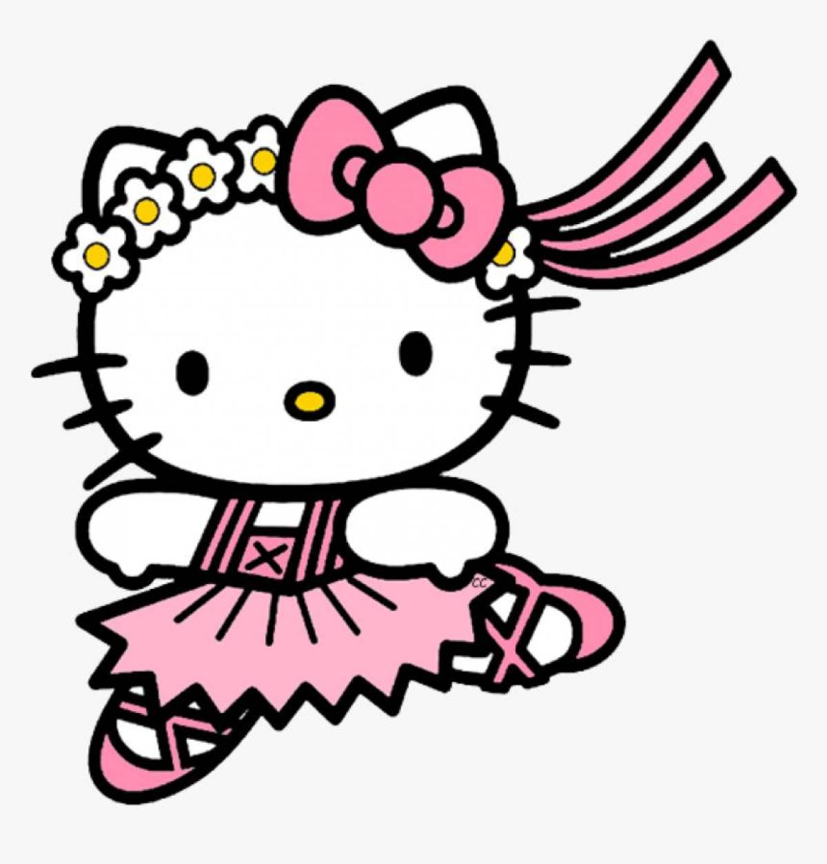 Fancy kuromi and hello kitty coloring book