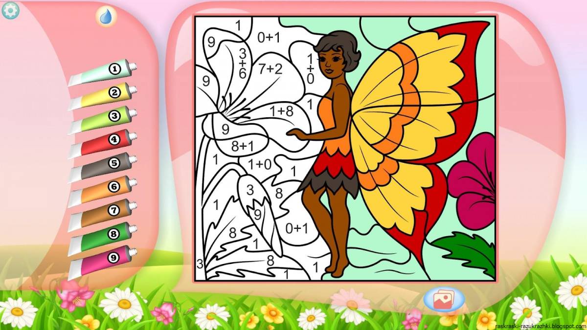 Playful coloring game