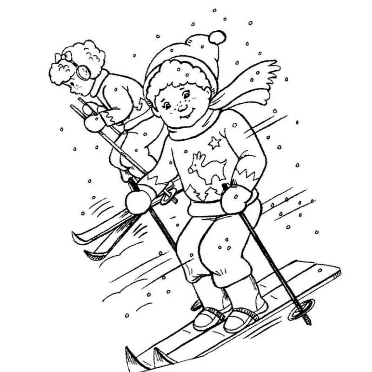 Зимние виды спорта для детей 5 6 лет #1
