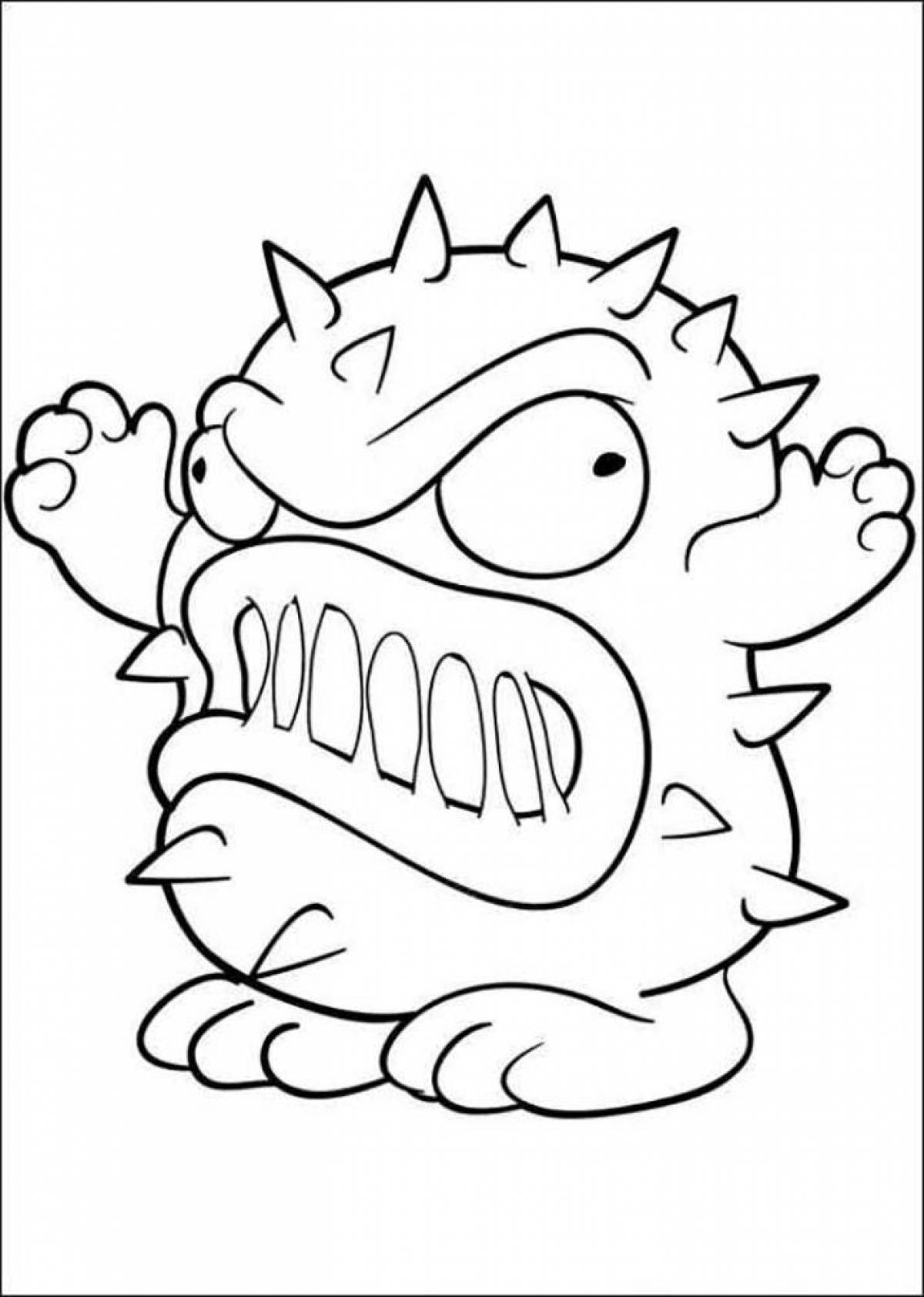 Monster monster coloring pages