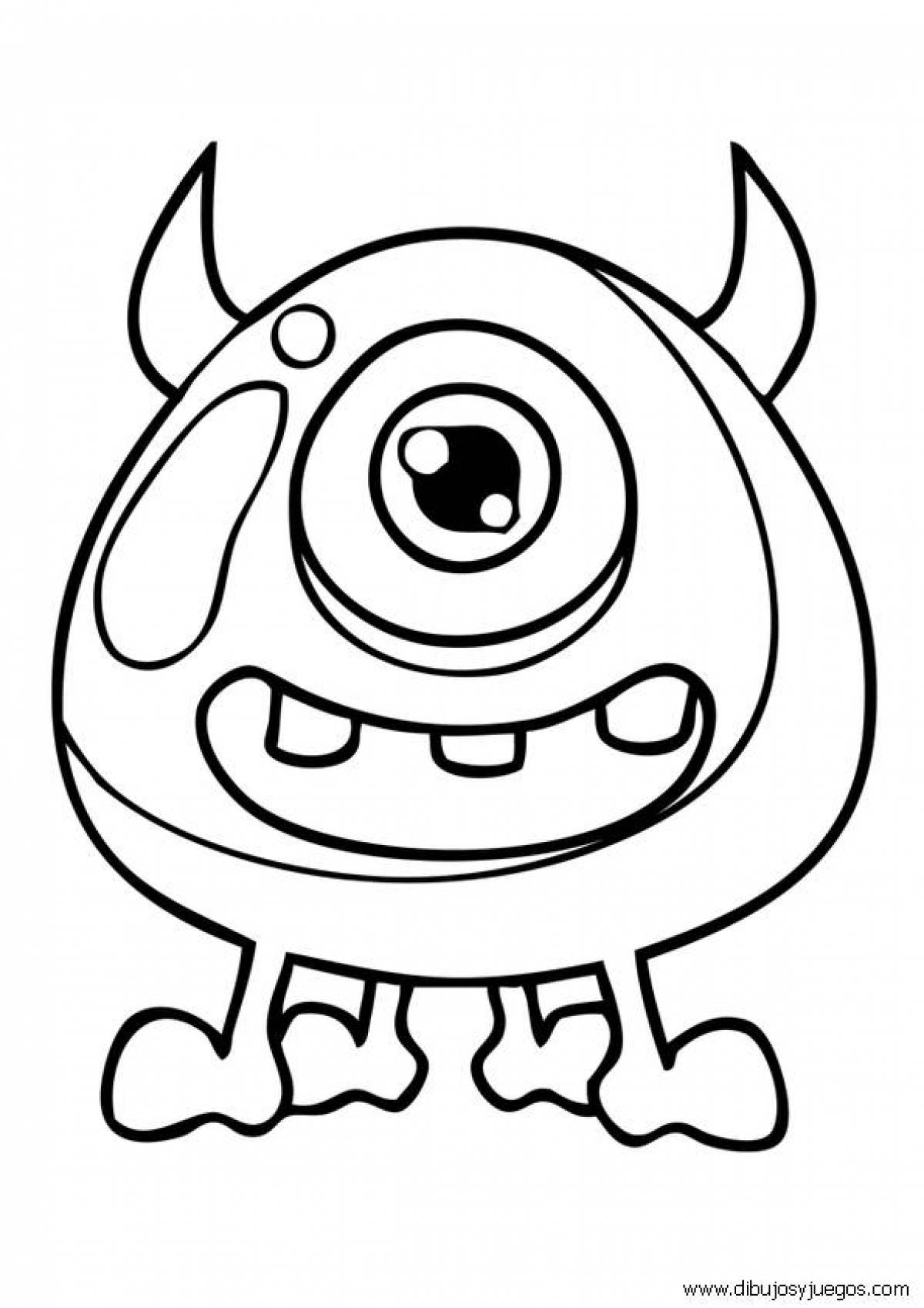 Гротескные раскраски монстров