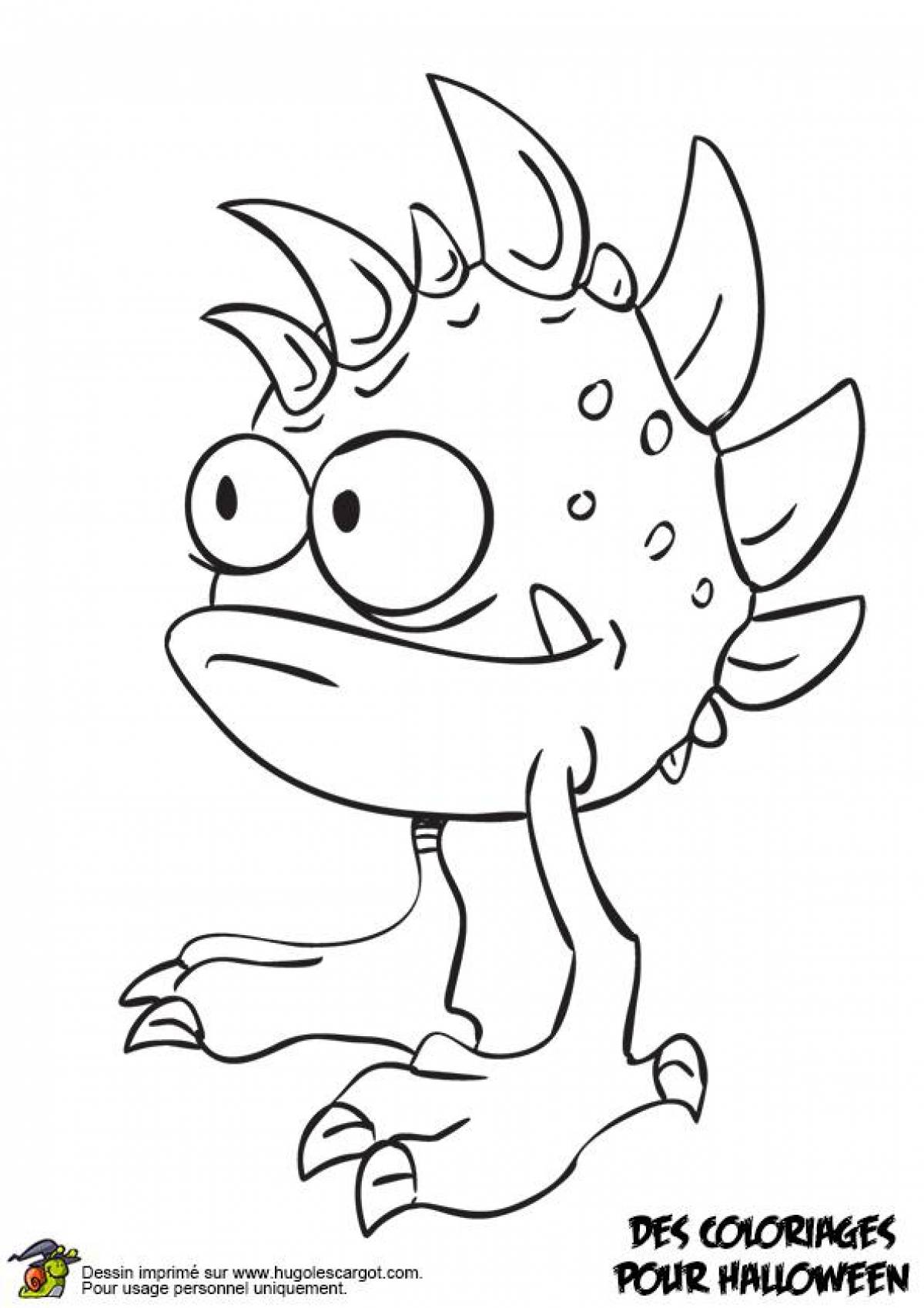 Vile monsters coloring pages