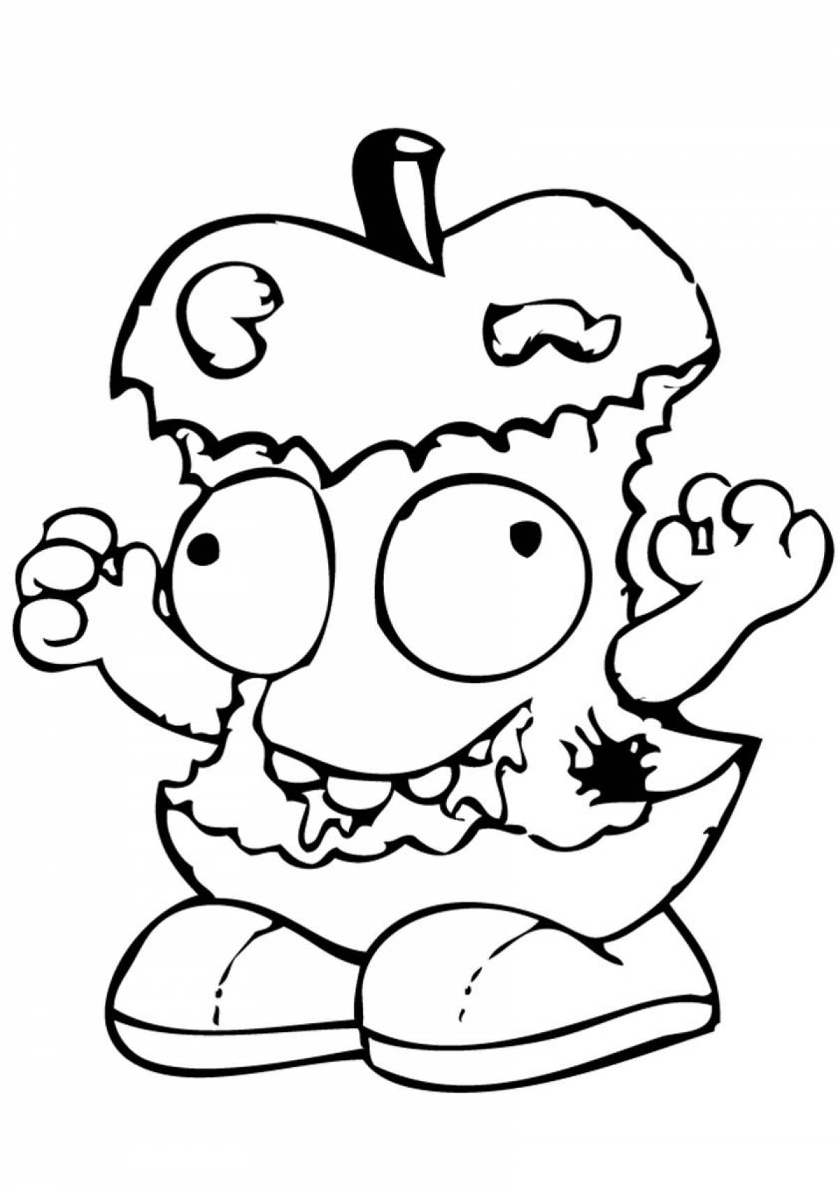 Unwanted monster coloring pages