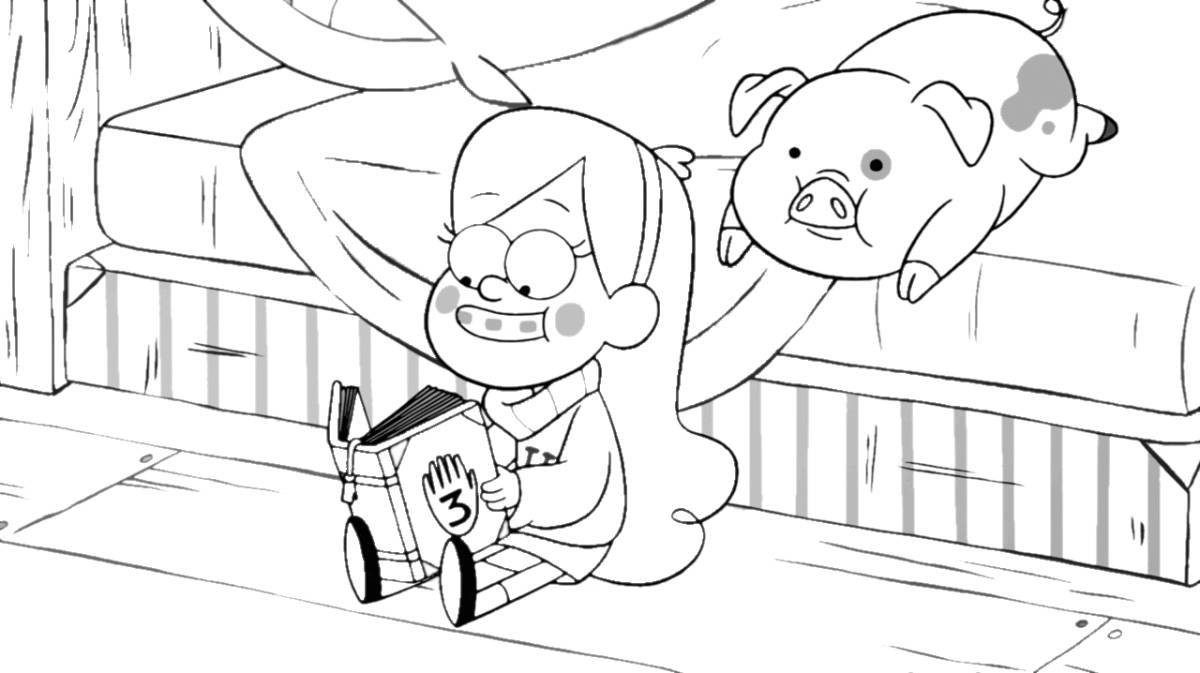 Gorgeous Gravity Falls coloring book