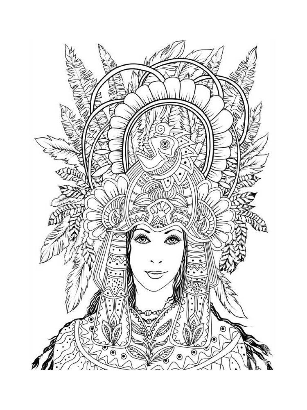 Gorgeous valya carnival coloring book