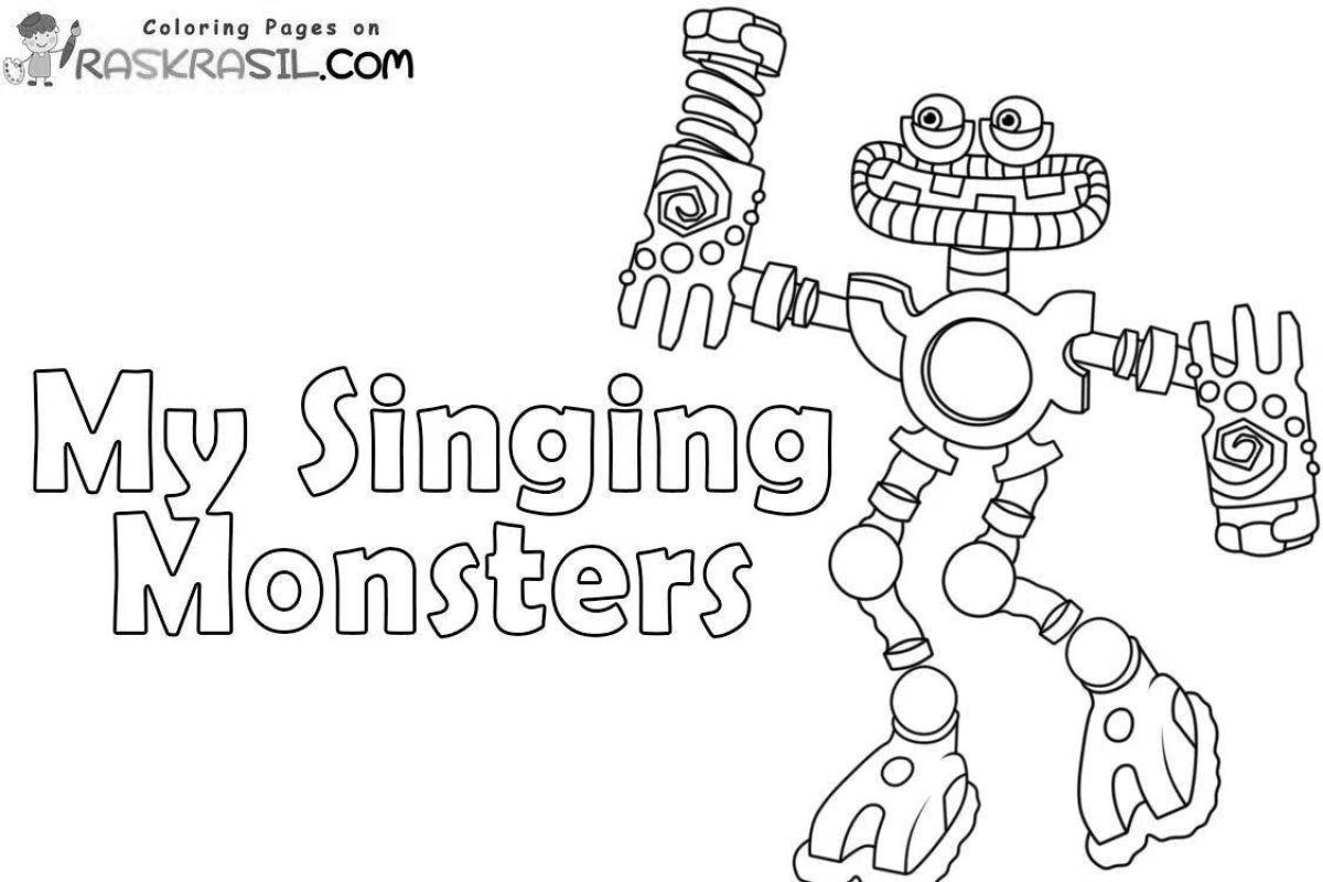 Coloring page my singing monsters